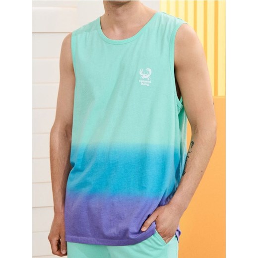 Sinsay - Tank top z efektem ombre - wielobarwny ze sklepu Sinsay w kategorii T-shirty męskie - zdjęcie 184923822