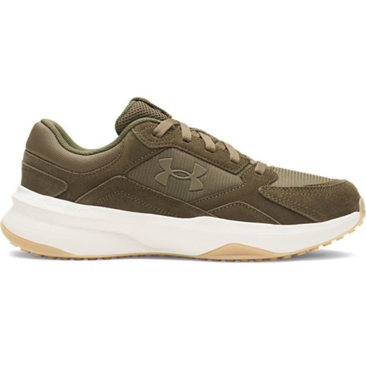 Męskie buty treningowe Under Armour UA Edge SUEDE - khaki ze sklepu Sportstylestory.com w kategorii Buty sportowe męskie - zdjęcie 184924590