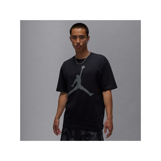 T-shirt męski Jordan Brooklyn - Czerń ze sklepu Nike poland w kategorii T-shirty męskie - zdjęcie 184925114