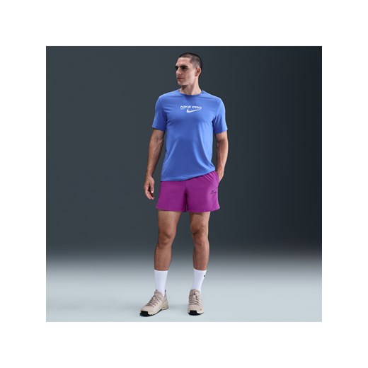 Męskie spodenki Dri-FIT 15 cm Nike Pro Training - Fiolet ze sklepu Nike poland w kategorii Spodenki męskie - zdjęcie 184925172