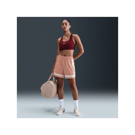 Damskie spodenki do koszykówki Dri-FIT 12,5 cm Nike Crossover - Różowy ze sklepu Nike poland w kategorii Szorty - zdjęcie 184925214