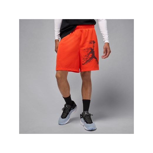 Męskie spodenki z nadrukiem Dri-FIT Jordan Sport - Pomarańczowy ze sklepu Nike poland w kategorii Spodenki męskie - zdjęcie 184925223