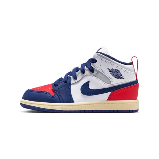 Buty dla małych dzieci Jordan 1 Mid - Biel ze sklepu Nike poland w kategorii Buty sportowe dziecięce - zdjęcie 184925371