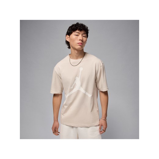 T-shirt męski Jordan Brooklyn - Brązowy ze sklepu Nike poland w kategorii T-shirty męskie - zdjęcie 184925392