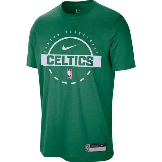 Męski T-shirt do ćwiczeń Nike Dri-FIT NBA Boston Celtics Authentics - Zieleń ze sklepu Nike poland w kategorii T-shirty męskie - zdjęcie 184925411