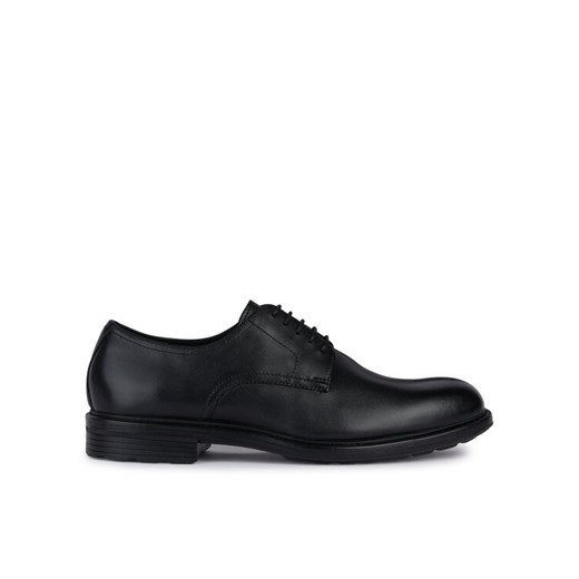 Półbuty Geox Stringate U45CGB-00043 C9999 Czarny ze sklepu eobuwie.pl w kategorii Buty eleganckie męskie - zdjęcie 184927763