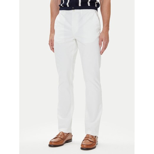 Tommy Hilfiger Chinosy Denton Essential MW0MW40262 Biały Straight Fit ze sklepu MODIVO w kategorii Spodnie męskie - zdjęcie 184928063