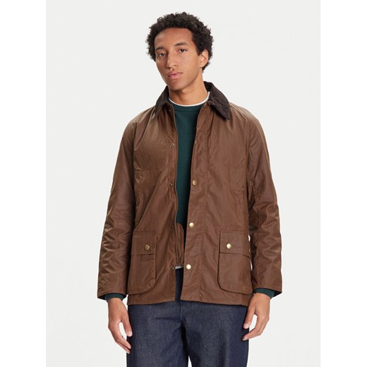 Barbour Kurtka przejściowa Ashby MWX0339BR31 Brązowy Regular Fit ze sklepu MODIVO w kategorii Kurtki męskie - zdjęcie 184928071