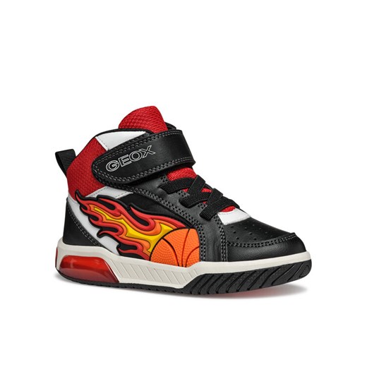 Geox Sneakersy J Inek J569CC 05411 C0048 M Czarny ze sklepu MODIVO w kategorii Buty sportowe dziecięce - zdjęcie 184928072
