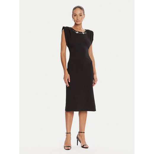 Rinascimento Sukienka koktajlowa CFC0020043002 Czarny Slim Fit ze sklepu MODIVO w kategorii Sukienki - zdjęcie 184928081