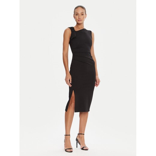 Rinascimento Sukienka koktajlowa CFC0125330003 Czarny Slim Fit ze sklepu MODIVO w kategorii Sukienki - zdjęcie 184928083