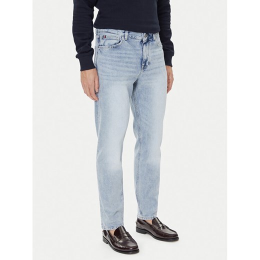 Tommy Hilfiger Jeansy Denton MW0MW39651 Niebieski Straight Fit ze sklepu MODIVO w kategorii Jeansy męskie - zdjęcie 184928092