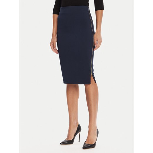 Rinascimento Spódnica ołówkowa CFC0125230003 Granatowy Slim Fit ze sklepu MODIVO w kategorii Spódnice - zdjęcie 184928103