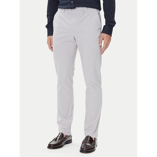 Tommy Hilfiger Chinosy Denton Essential MW0MW40262 Szary Straight Fit ze sklepu MODIVO w kategorii Spodnie męskie - zdjęcie 184928122