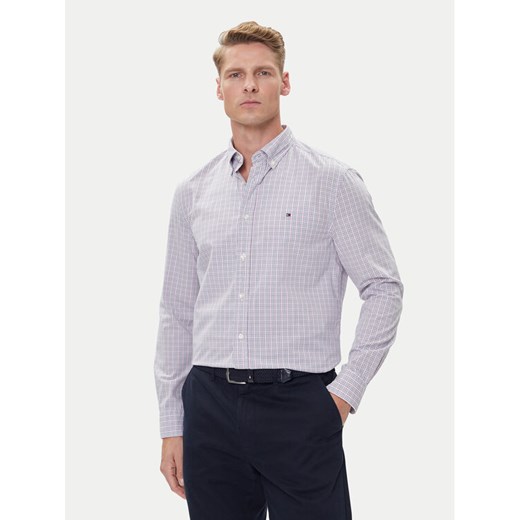 Tommy Hilfiger Koszula MW0MW39459 Różowy Regular Fit ze sklepu MODIVO w kategorii Koszule męskie - zdjęcie 184928124