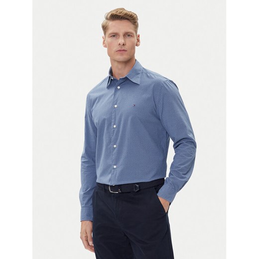 Tommy Hilfiger Koszula MW0MW39438 Niebieski Regular Fit ze sklepu MODIVO w kategorii Koszule męskie - zdjęcie 184928131