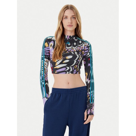adidas Bluzka Farm Rio JL8649 Kolorowy Slim Fit ze sklepu MODIVO w kategorii Bluzki damskie - zdjęcie 184928151