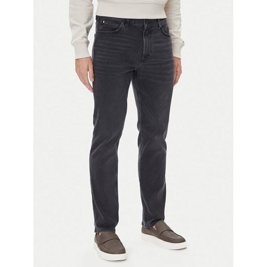Tommy Hilfiger Jeansy Denton MW0MW39663 Czarny Straight Fit ze sklepu MODIVO w kategorii Jeansy męskie - zdjęcie 184928171