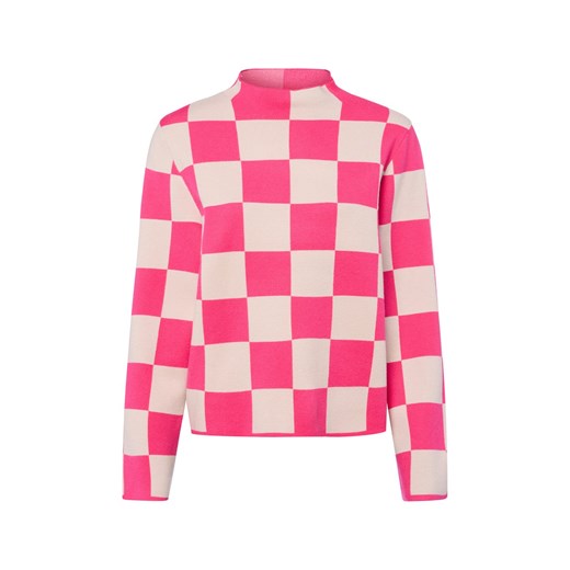 Nümph Damski sweter z dzianiny - NUCiri Kobiety drobna dzianina wyrazisty róż w kratkę - id: 779429-0001-09990 - marki Nümph - 184928983 Nümph Damski sweter z dzianiny - NUCiri Kobiety drobna dzianina wyrazisty róż w kratkę ze sklepu vangraaf w kategorii Swetry damskie - zdjęcie 184928983