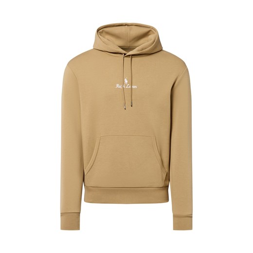 Polo Ralph Lauren Męski sweter z kapturem Mężczyźni beżowy jednolity ze sklepu vangraaf w kategorii Bluzy męskie - zdjęcie 184929004