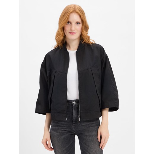 Armani Exchange Damska kurtka pudełkowa Kobiety czarny jednolity ze sklepu vangraaf w kategorii Marynarki damskie - zdjęcie 184929033
