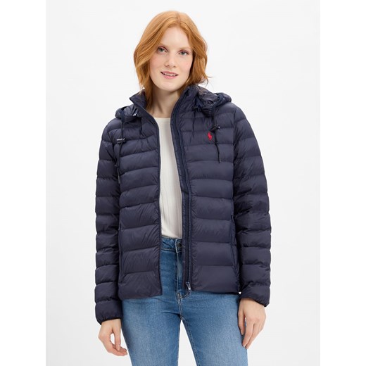 Polo Ralph Lauren Damska kurtka pikowana Kobiety Sztuczne włókno granatowy jednolity ze sklepu vangraaf w kategorii Kurtki damskie - zdjęcie 184929063
