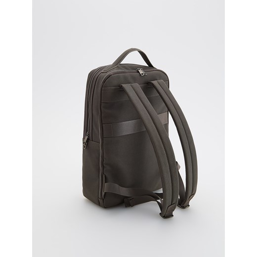 Reserved - Plecak z uchwytem - ciemnobrązowy Reserved ONE SIZE Reserved