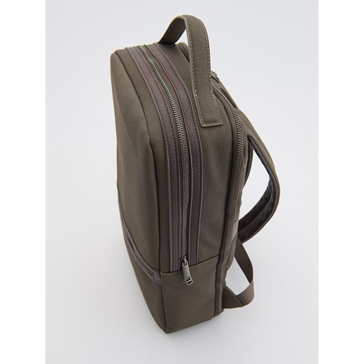 Reserved - Plecak z uchwytem - ciemnobrązowy Reserved ONE SIZE Reserved