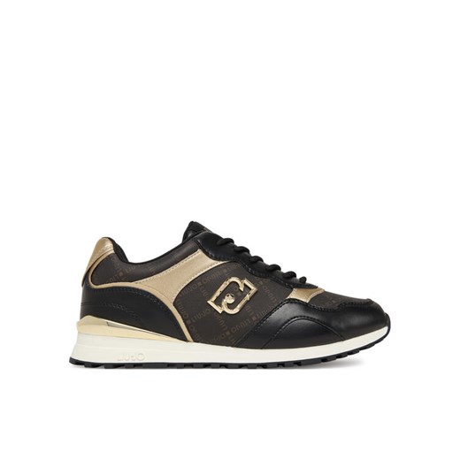 Sneakersy Liu Jo Maxi Wonder Low 02 BF5015 PX689 Czarny ze sklepu eobuwie.pl w kategorii Buty sportowe damskie - zdjęcie 184930561