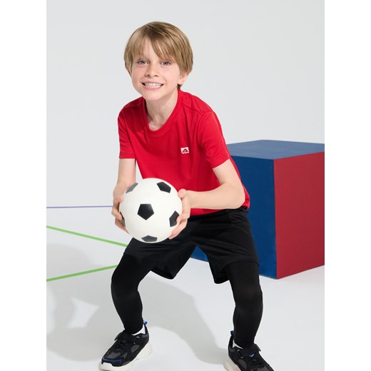 Sinsay - Koszulki 2 pack Active - czerwony Sinsay 128 (7-8 l) Sinsay