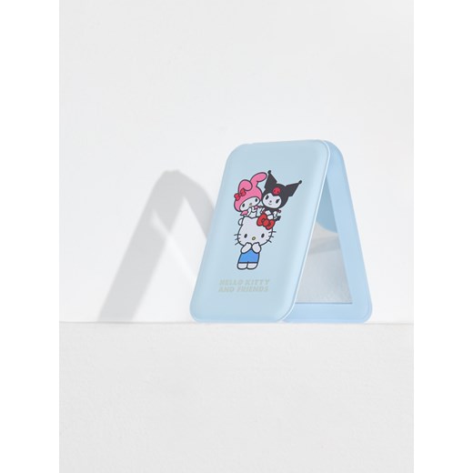 Sinsay - Lusterko z nadrukiem Hello Kitty - błękitny Sinsay One Size Sinsay