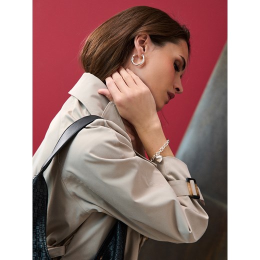 Sinsay - Kolczyki 3 pack - srebrny Sinsay One Size Sinsay