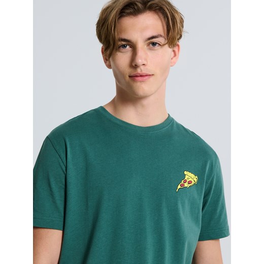 Sinsay - Koszulka z nadrukiem Teenage Mutant Ninja Turtles - zielony Sinsay XS Sinsay