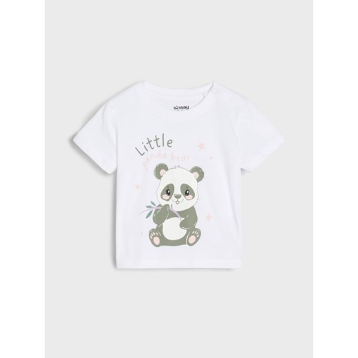 Sinsay - Piżama dwuczęściowa - biały Sinsay 74 (6-9 m) Sinsay