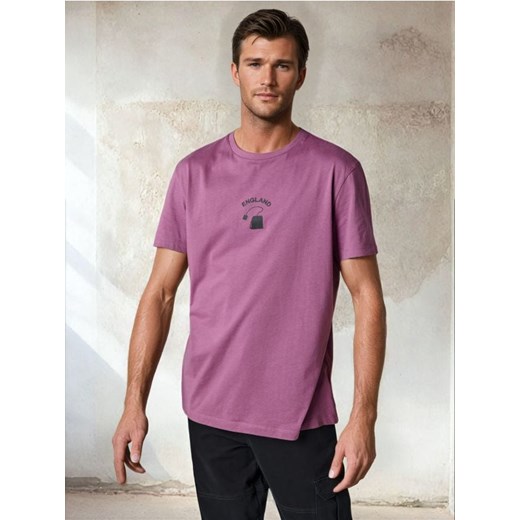 Sinsay - Koszulka - fioletowy ze sklepu Sinsay w kategorii T-shirty męskie - zdjęcie 184934263