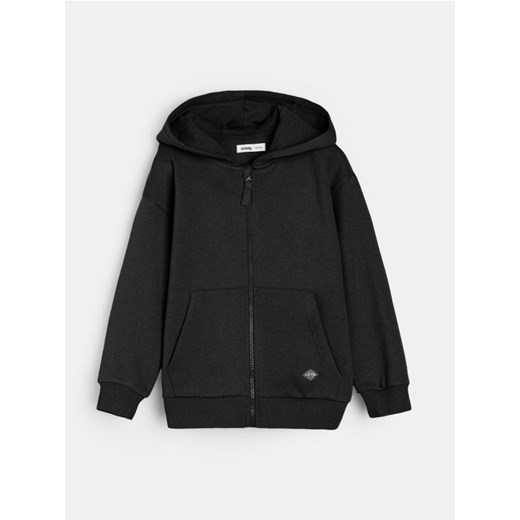 Sinsay - Bluza z kapturem na zamek - czarny - id: 288DN-99X - marki Sinsay - 184934350 Sinsay - Bluza z kapturem na zamek - czarny ze sklepu Sinsay w kategorii Bluzy chłopięce - zdjęcie 184934350