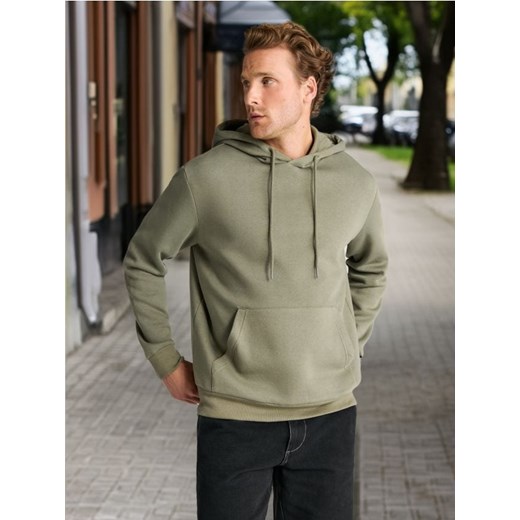 Sinsay - Bluza basic - zielony Sinsay XXL okazja Sinsay