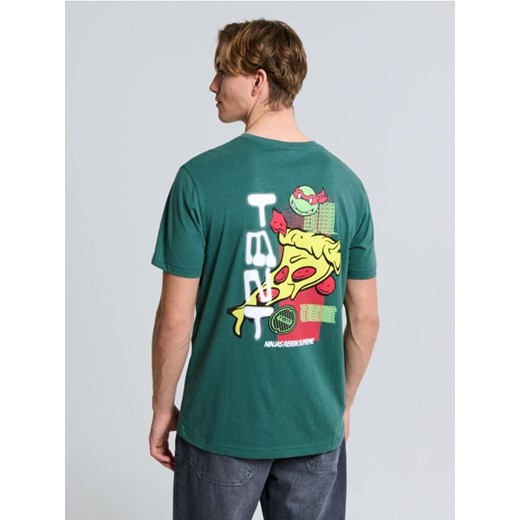 Sinsay - Koszulka z nadrukiem Teenage Mutant Ninja Turtles - zielony ze sklepu Sinsay w kategorii T-shirty męskie - zdjęcie 184934454