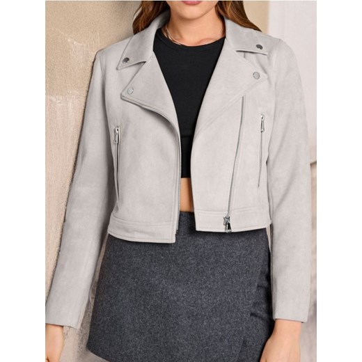 Sinsay - Kurtka ramoneska - kremowy ze sklepu Sinsay w kategorii Kurtki damskie - zdjęcie 184934481