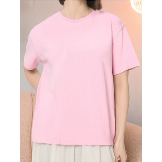 Sinsay - Bluza z krótkim rękawem - różowy ze sklepu Sinsay w kategorii Bluzki damskie - zdjęcie 184934513