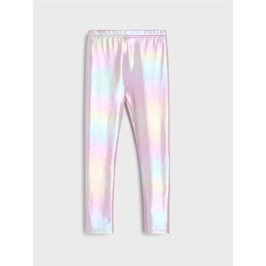 Sinsay - Metaliczne legginsy - wielobarwny ze sklepu Sinsay w kategorii Spodnie dziewczęce - zdjęcie 184934552