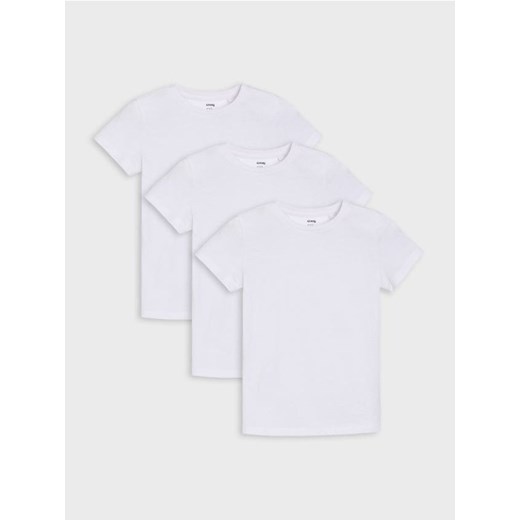 Sinsay - Koszulki basic 3 pack - biały ze sklepu Sinsay w kategorii T-shirty chłopięce - zdjęcie 184934632