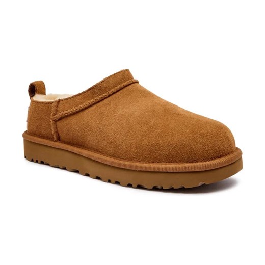 UGG Skórzane mule W CLASSIC MICRO | z dodatkiem wełny ze sklepu Gomez Fashion Store w kategorii Kapcie damskie - zdjęcie 184935940