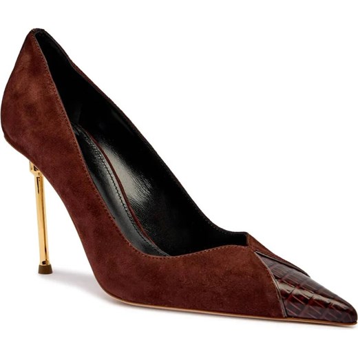 Elisabetta Franchi Skórzane szpilki ze sklepu Gomez Fashion Store w kategorii Czółenka - zdjęcie 184935992