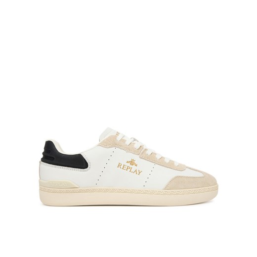 REPLAY Sneakersy GMSD7.000.C0006L Beżowy ze sklepu MODIVO w kategorii Buty sportowe męskie - zdjęcie 184936771