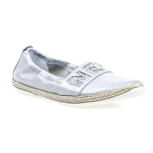 Espadryle LEMAR 10035 lu. szare szkło ze sklepu NajlepszeButy w kategorii Espadryle damskie - zdjęcie 184937284