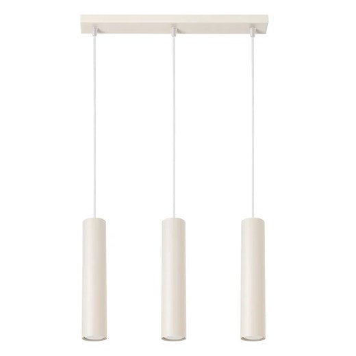 Beżowa wisząca nowoczesna lampa na listwie E3-T17 ze sklepu Edinos.pl w kategorii Lampy wiszące - zdjęcie 184937734