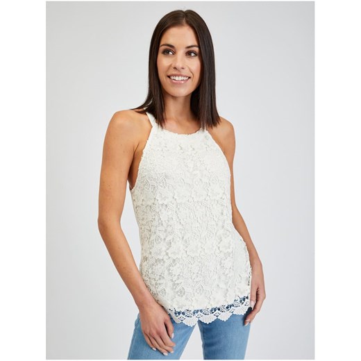orsay Top w kolorze białym L promocyjna cena Limango Polska