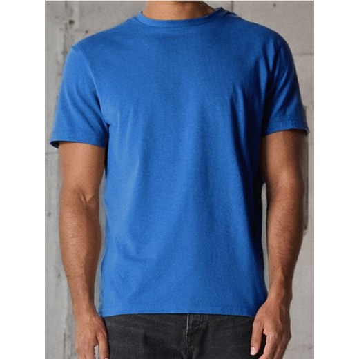 Sinsay - Koszulka basic - niebieski ze sklepu Sinsay w kategorii T-shirty męskie - zdjęcie 184940741