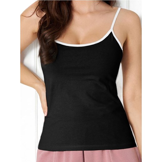 Sinsay - Koszulka na ramiączkach - czarny ze sklepu Sinsay w kategorii Bluzki damskie - zdjęcie 184940791